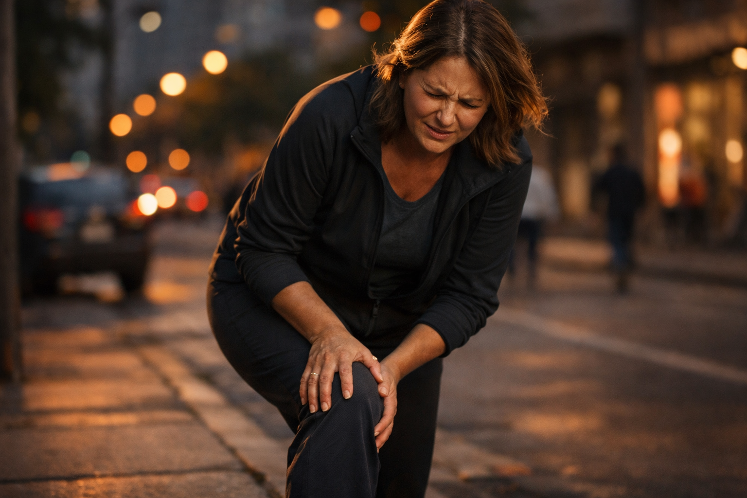 Dor no joelho ao caminhar